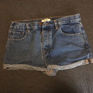 Forever 21 blue jean shorts